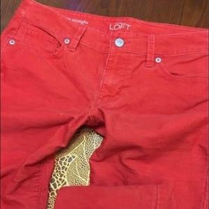 Women’s Loft Orange Pants